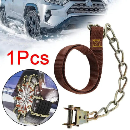 Winter Snow Chains for Universal Tire Wheels - Anti Skid