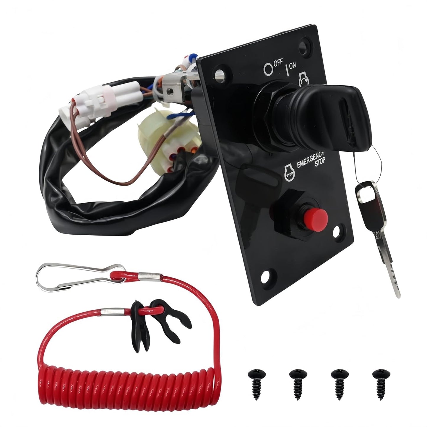 Ignition Key Switch Panel for Suzuki Outboard (1990–2023)