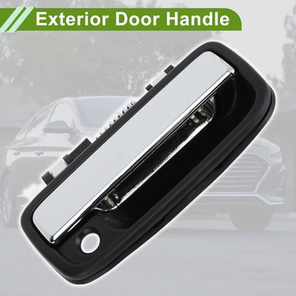 Exterior Door Handle for Toyota (No.6921035030, Black Silver Tone, Front Right)