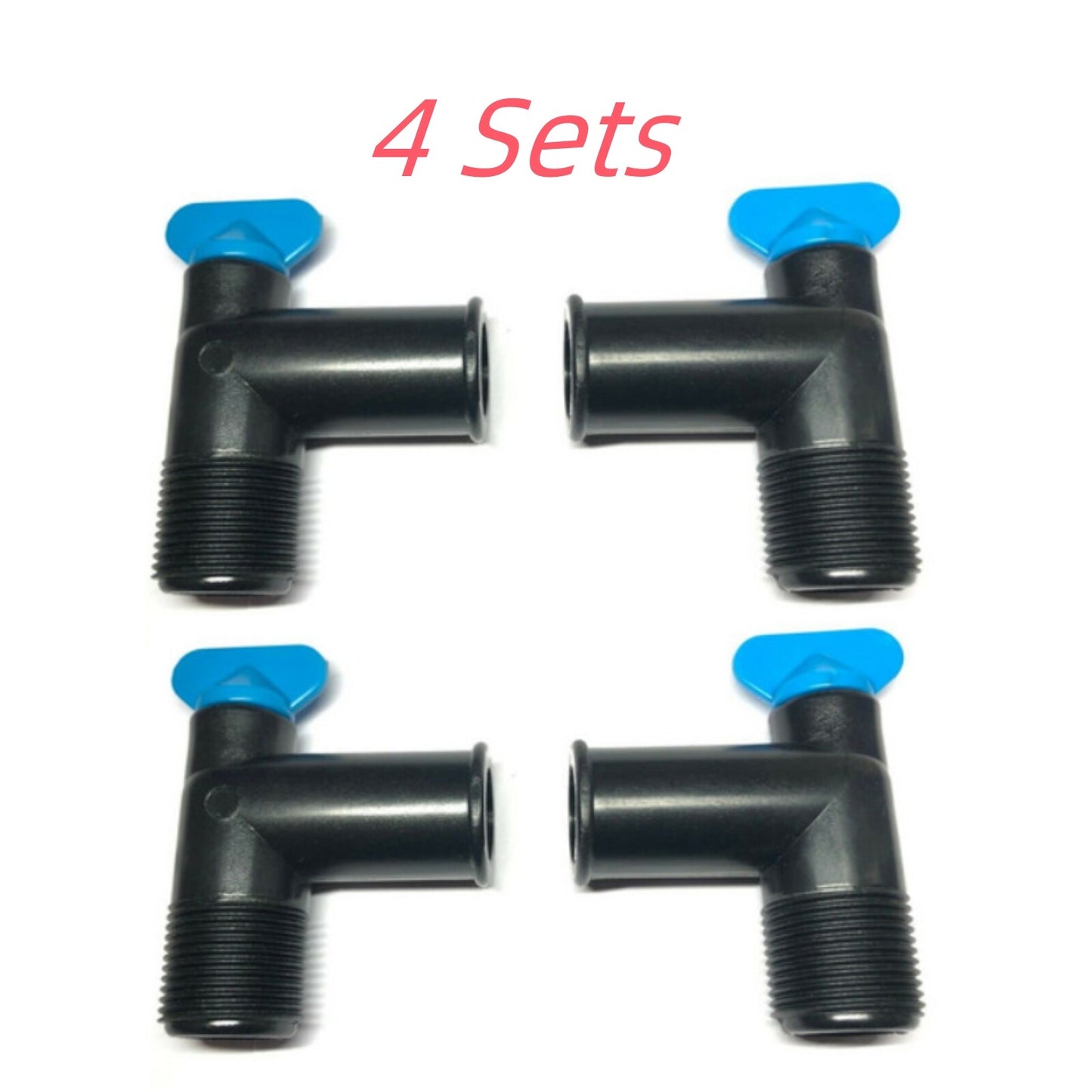 Set of 4 MerCruiser Drain Elbow Assemblies for V6