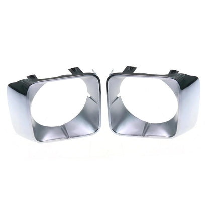 Chrome Headlight Door Bucket Set for Isuzu Faster Bedford KB Chevrolet LUV (1972–1980)