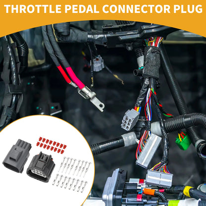 8 Pin Throttle Pedal Connector Plug for Ford (1 Set)