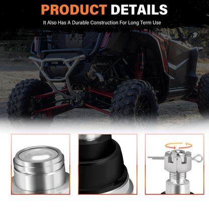 2X Front Upper Ball Joints for Honda Pioneer 1000 (2016–2023)