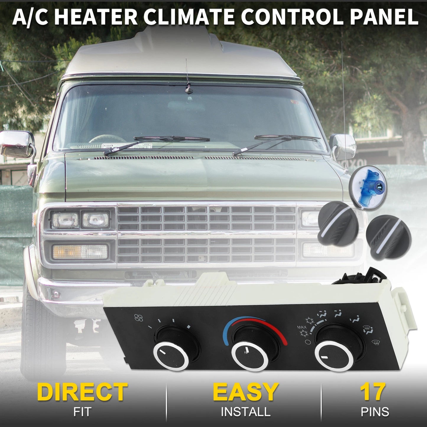 A/C Heater Climate Control Switch for Chevrolet Astro (1995–2005)