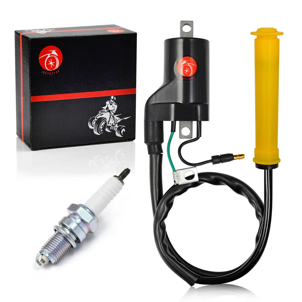 Ignition Coil & Spark Plug for Honda TRX400EX TRX400X (1999–2004)