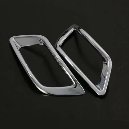 2 x Chrome Tail Rear Fog Light Cover Trim Decor for Subaru Forester (2019–2023)