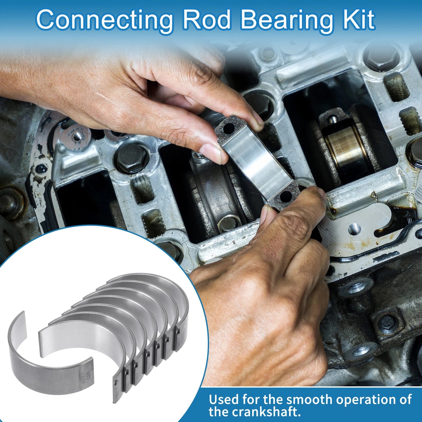 Connecting Rod Bearing Set No. 2710380110 for Mercedes-Benz CLA (2014–2018)