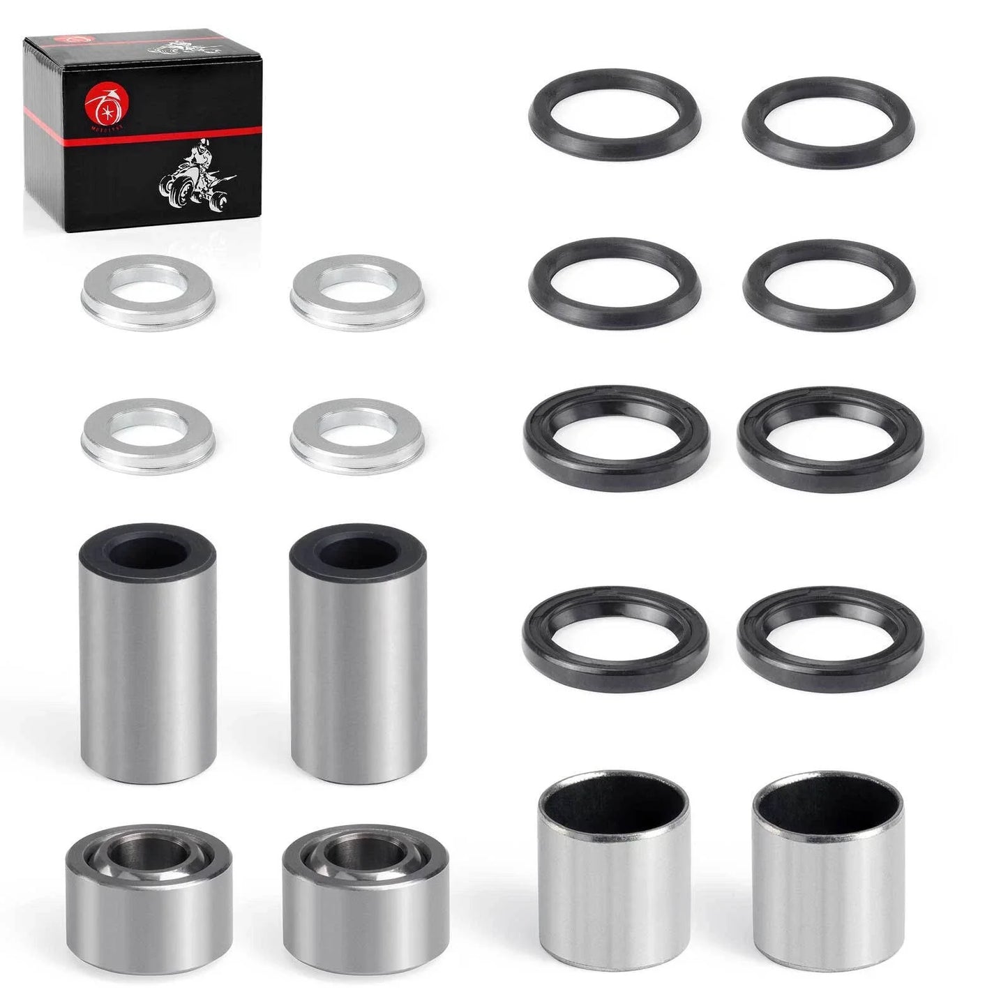 2 x Front Shock Bushing Seal Kit for Honda Sportrax 400 TRX400EX (1999–2004)