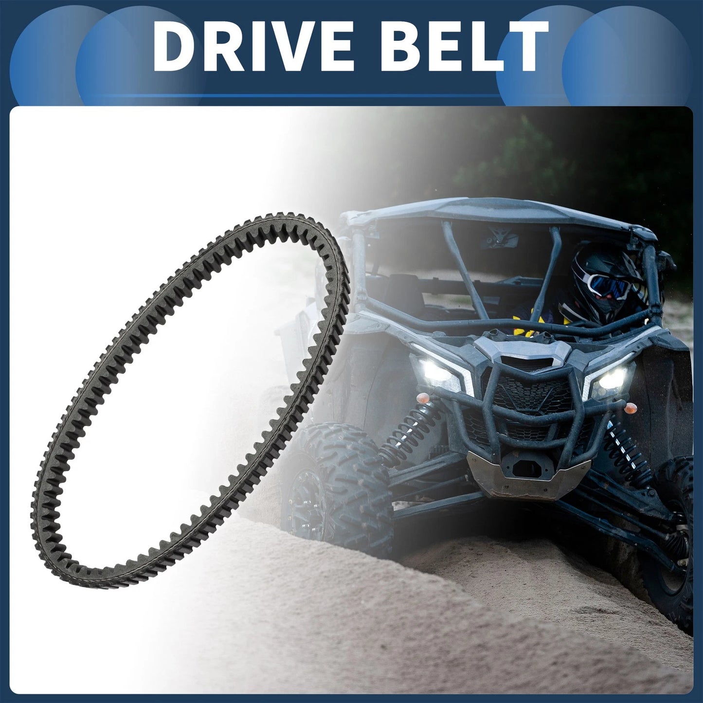Drive Belt V-Belt for Yamaha YP400 Majesty 400 (2004–2014) Rubber Fiber
