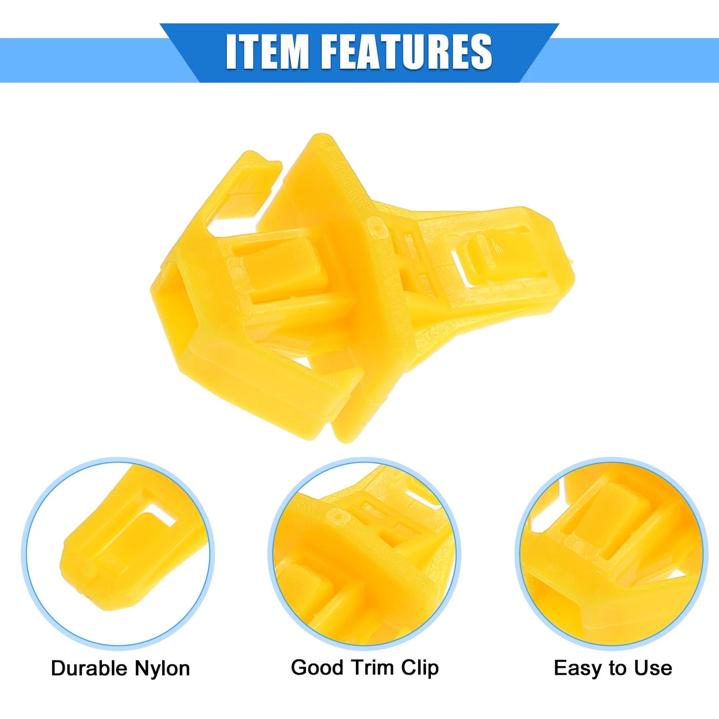 20 Pcs Fender Flare Bumper Clip for Honda CR-V (2012–2014) No. 91578-T0A-003