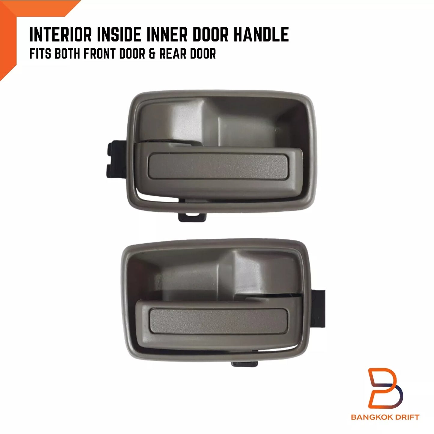 Grey Interior Door Handle LH RH Pair for Holden Rodeo TF 1988-2003