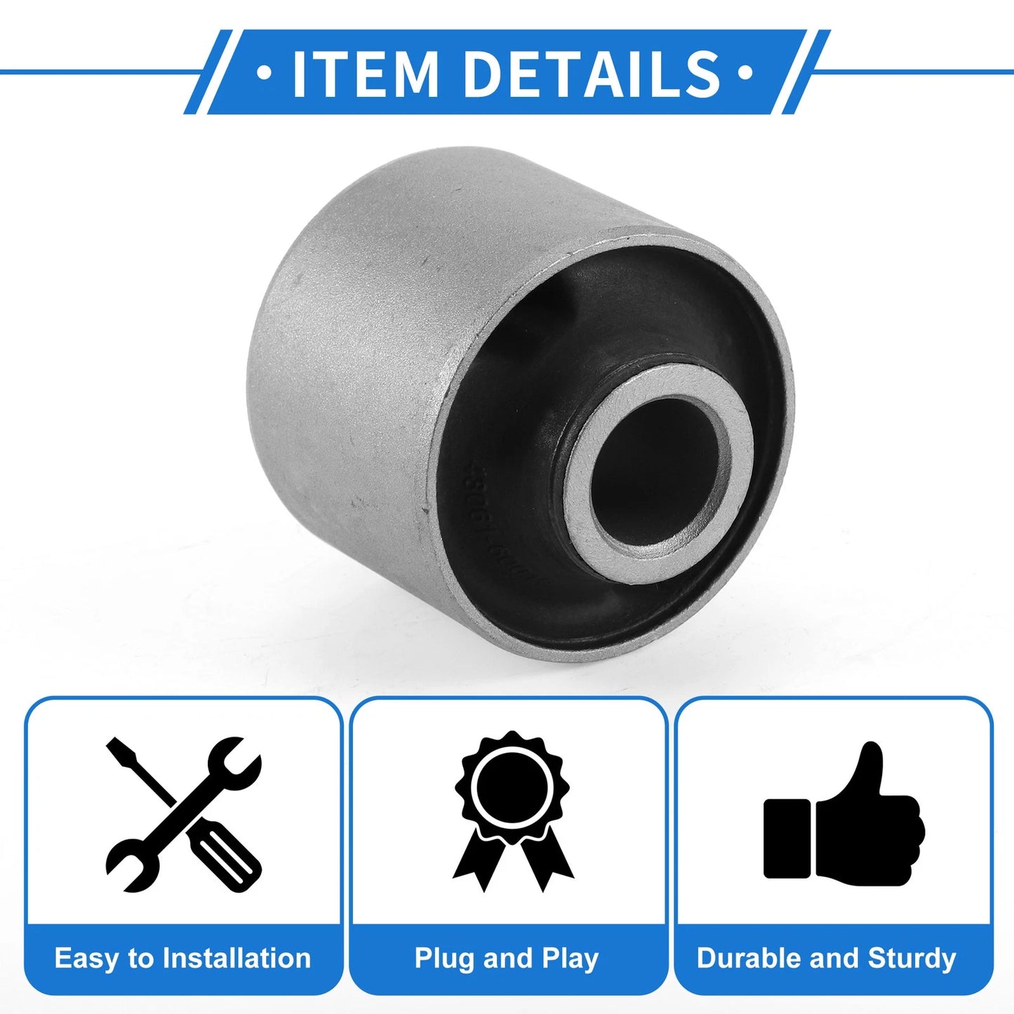 Front Control Arm Suspension Bushing for Toyota Land Cruiser FJ80 LX450 (1991–1997)