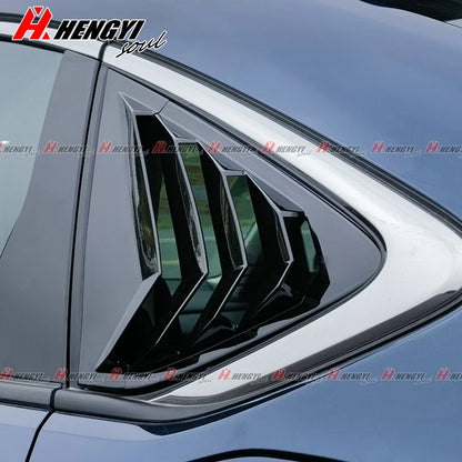 2x Rear Side Window Louver Shutter Cover Trim for Honda Accord