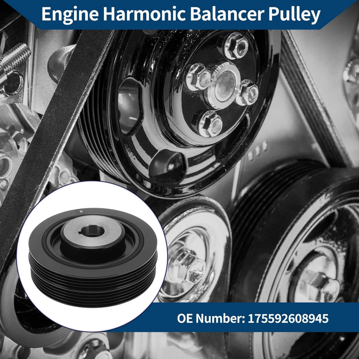 Harmonic Balancer Crank Pulley for Subaru Legacy (No. 12305AA251)