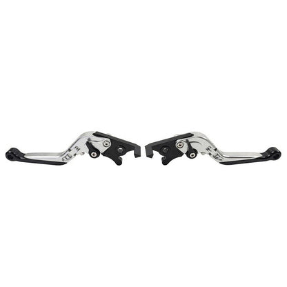 CNC Silver Extendable Brake Clutch Levers for BMW S1000RR S1000R (2015-2019)