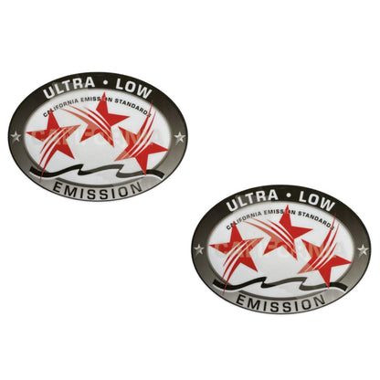 2X Ultra Low Emission Outboard Graphic Sticker Decal for California (DOT)