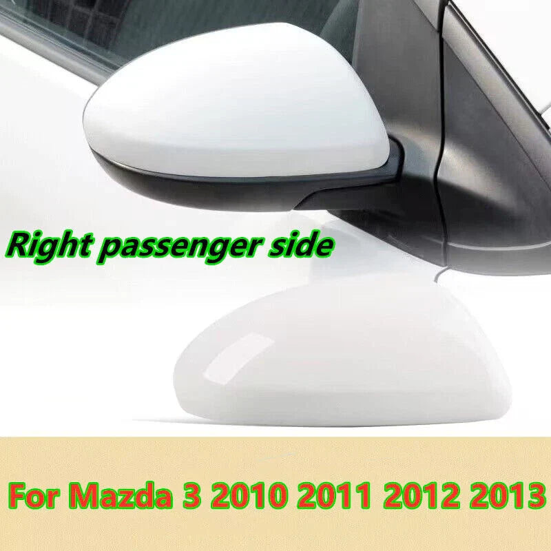 Left/Right Side Mirror Cover Cap NoSignal for Mazda 3 (2010–2013)