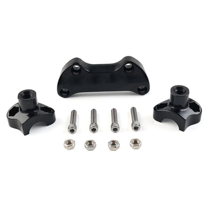 7" Handlebar Risers Top Clamp for Harley Dyna Softail Street Bob Sportster (2006-2023)