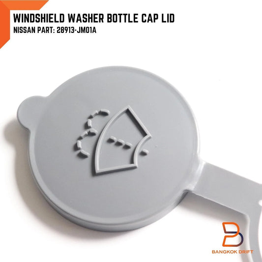 Genuine Grey Windshield Washer Reservoir Cap for Nissan Models