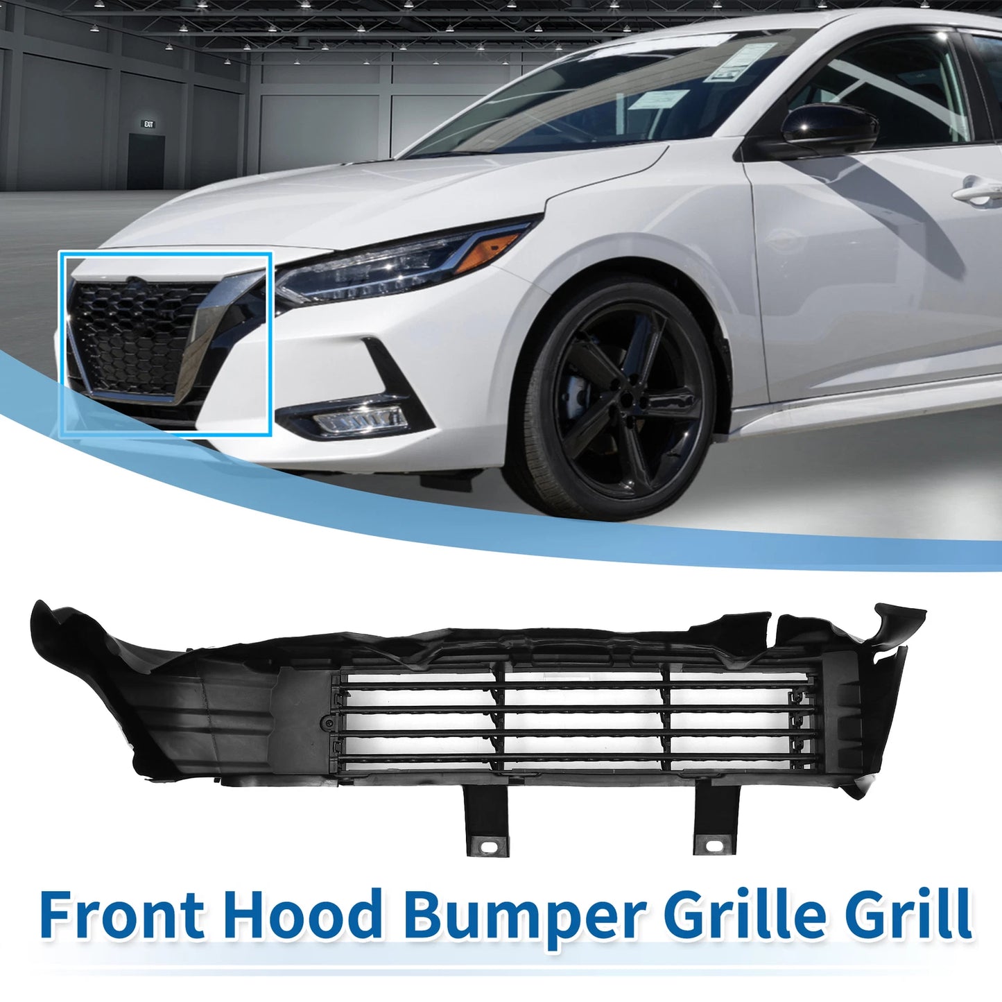 Front Air Shutter Assembly for Nissan Sentra (2013–2019)