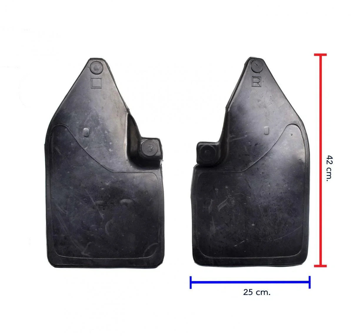 Mud Splash Guard Rubber Pair Front Fits Toyota Hilux LN50 LN56 UTE 1984-88 D06
