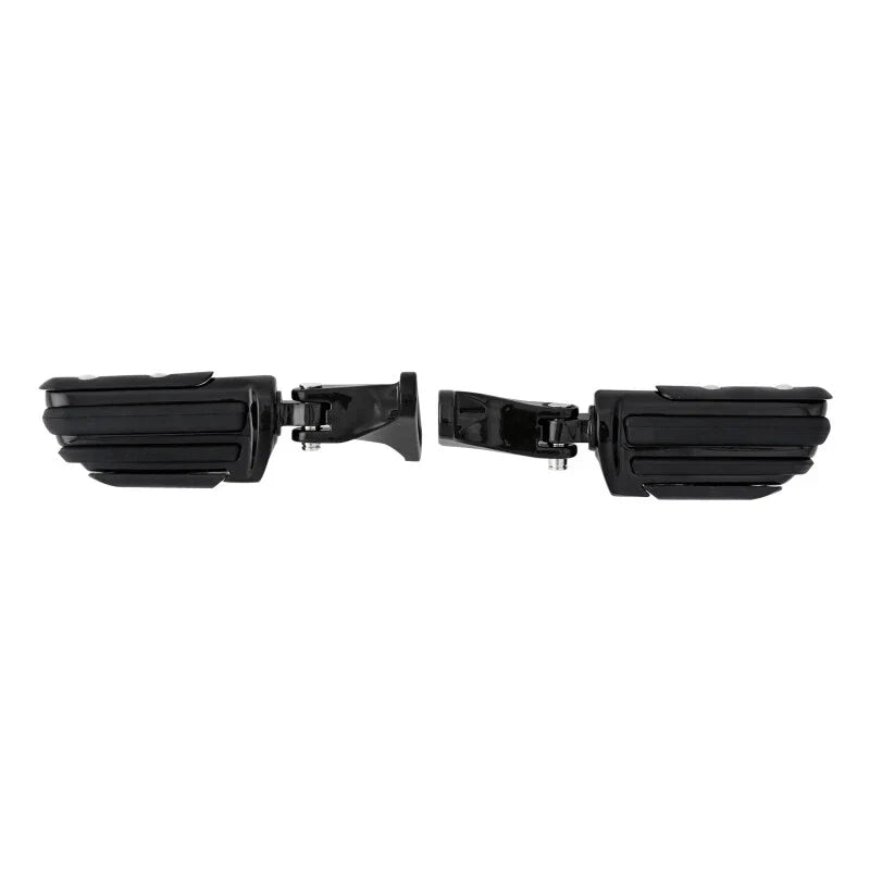 Black Rear Passenger Footpeg Pegs for Harley Road Glide (1993-2025)
