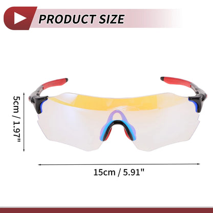 Set of 1 Motorcycle Riding Goggles for Universal Fit (Light Blue Lens)