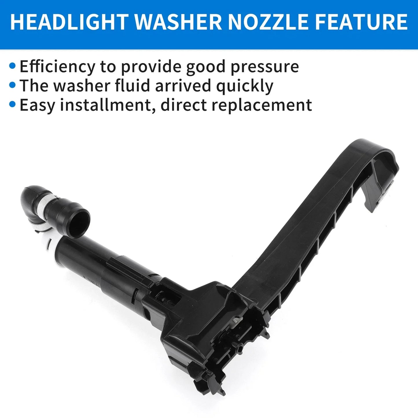 Front Driver Side Headlight Washer Nozzle for Lexus IS250 (2009-2010)