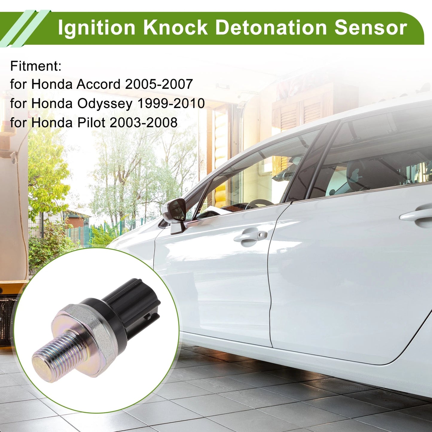1 Pc Ignition Knock Detonation Sensor No.12582343 for Honda Accord (2005–2007)