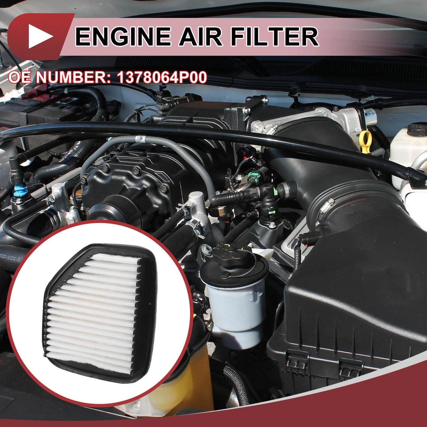 Engine Air Filter No. 1378064P00 for Nissan Clipper Rio (2011–2023)