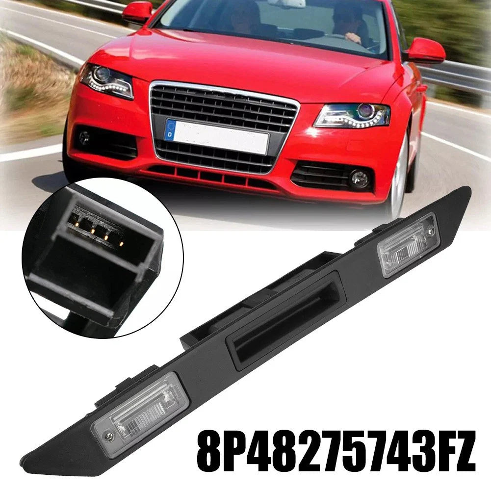 Trunk Grip License Plate Light Trim Assembly for Audi A4 B6 B7
