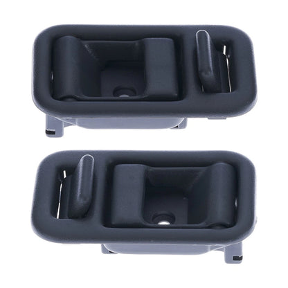 Set of 2 Inner Door Handles Gray for Suzuki Swift (1989–1991)