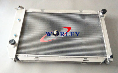 3 Row Aluminum Radiator & Fans for Ford Mustang Cougar Torino (1971–1973)