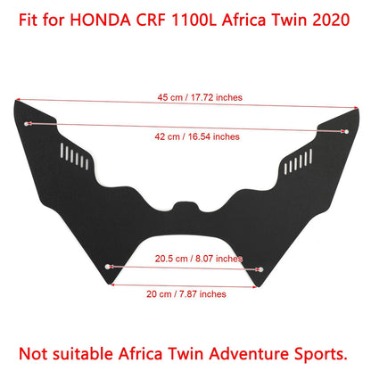 Front Gas Cover Panel Fairing for Honda CRF1100L Africa Twin (2020) BLK