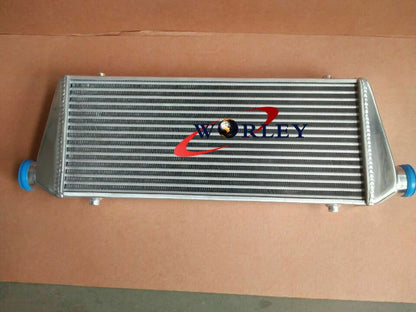 Intercooler Kit with 2.25" Piping & Blue Silicone Hose for Universal Fit (550x230x50mm)
