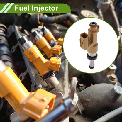 Fuel Injector for Lexus GX460 (2010–2012) 1 Pcs Brown Silver Tone