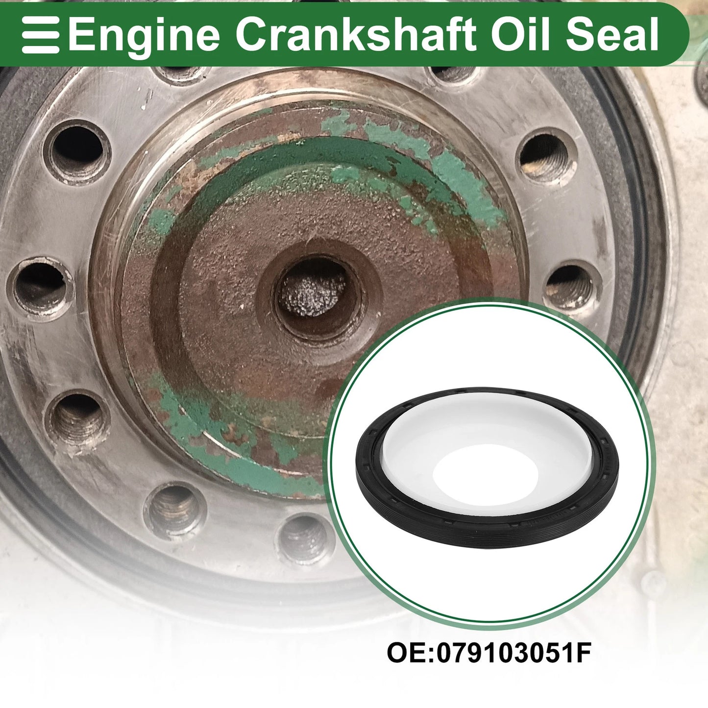 1 Pc Rear Crankshaft Oil Seal for Audi A6 (2005–2024) No. 079103051F
