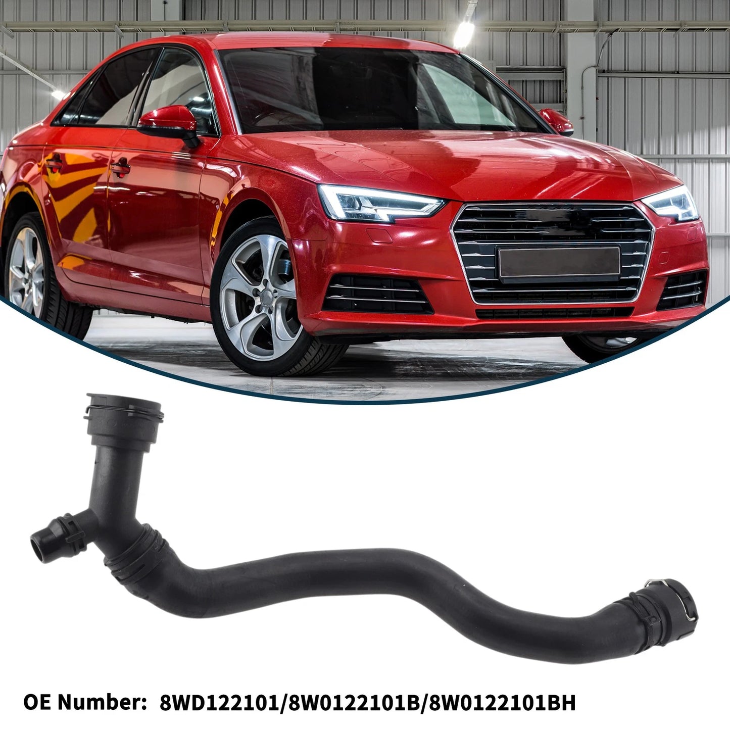 Upper Radiator Hose for Audi A4 Quattro (2017–2025) No. 8WD122101