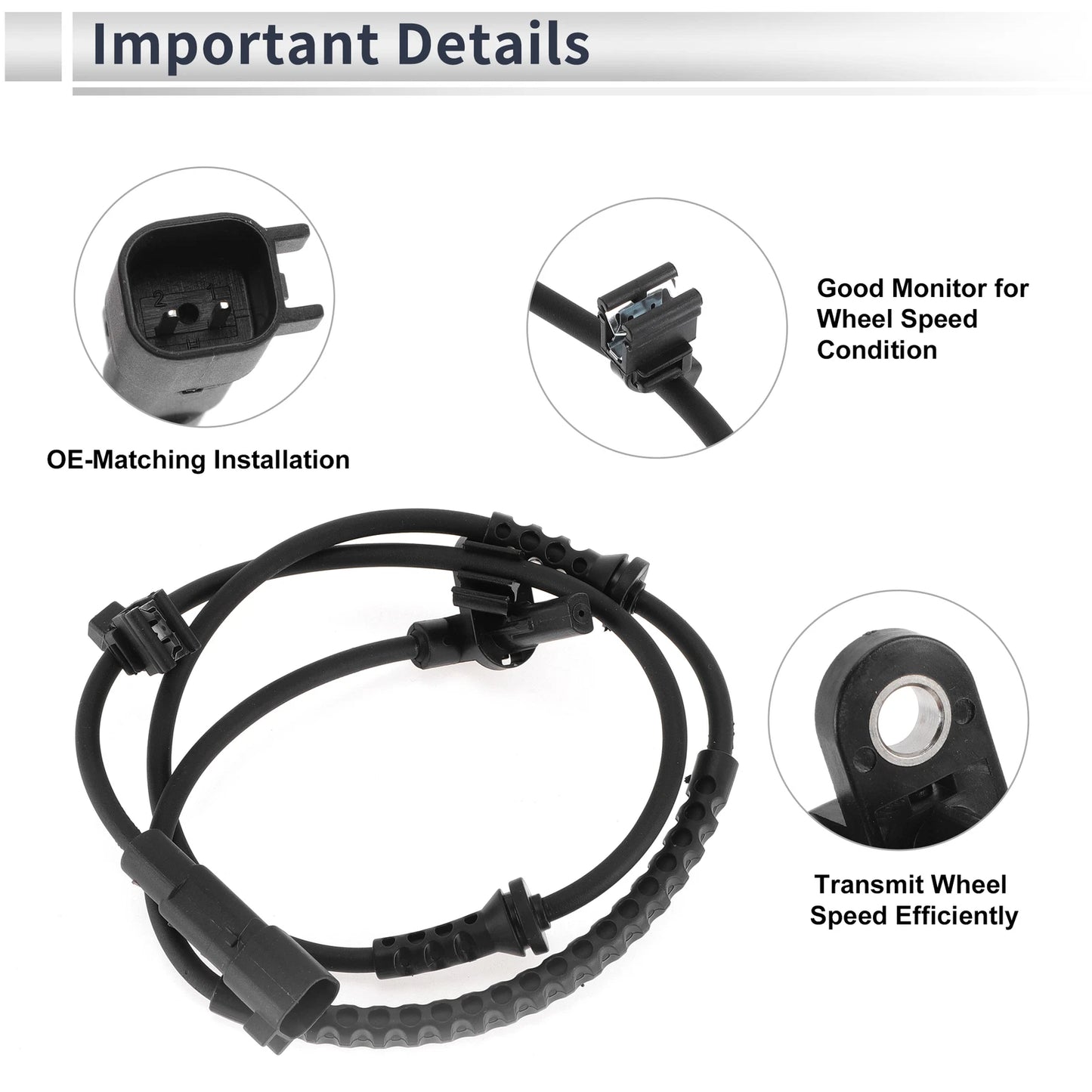 ABS Wheel Speed Sensor No. 95019935 for Chevrolet Sonic (2012–2020)