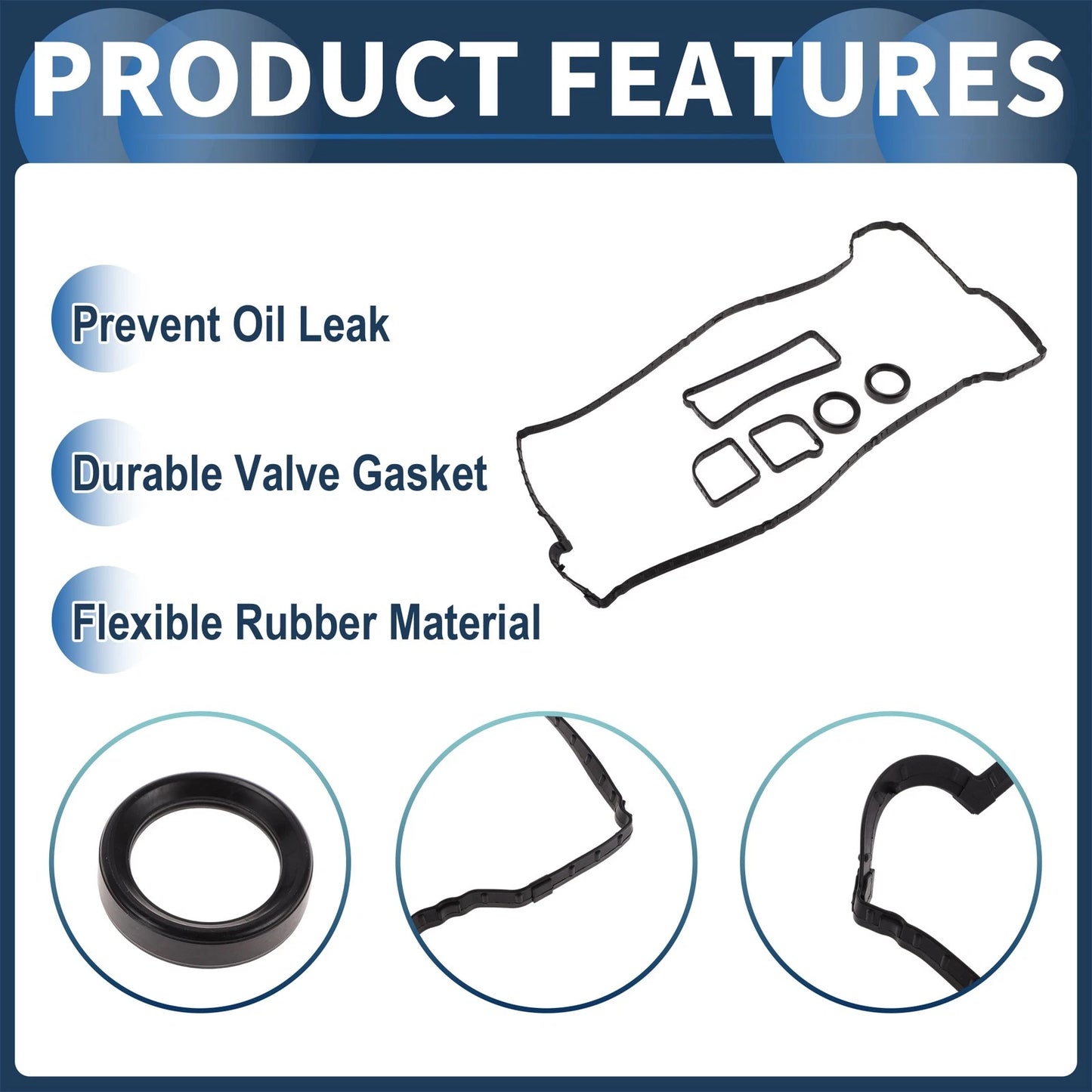 Valve Cover Gasket Set for Ford EcoSport (2018–2020) VS50877R
