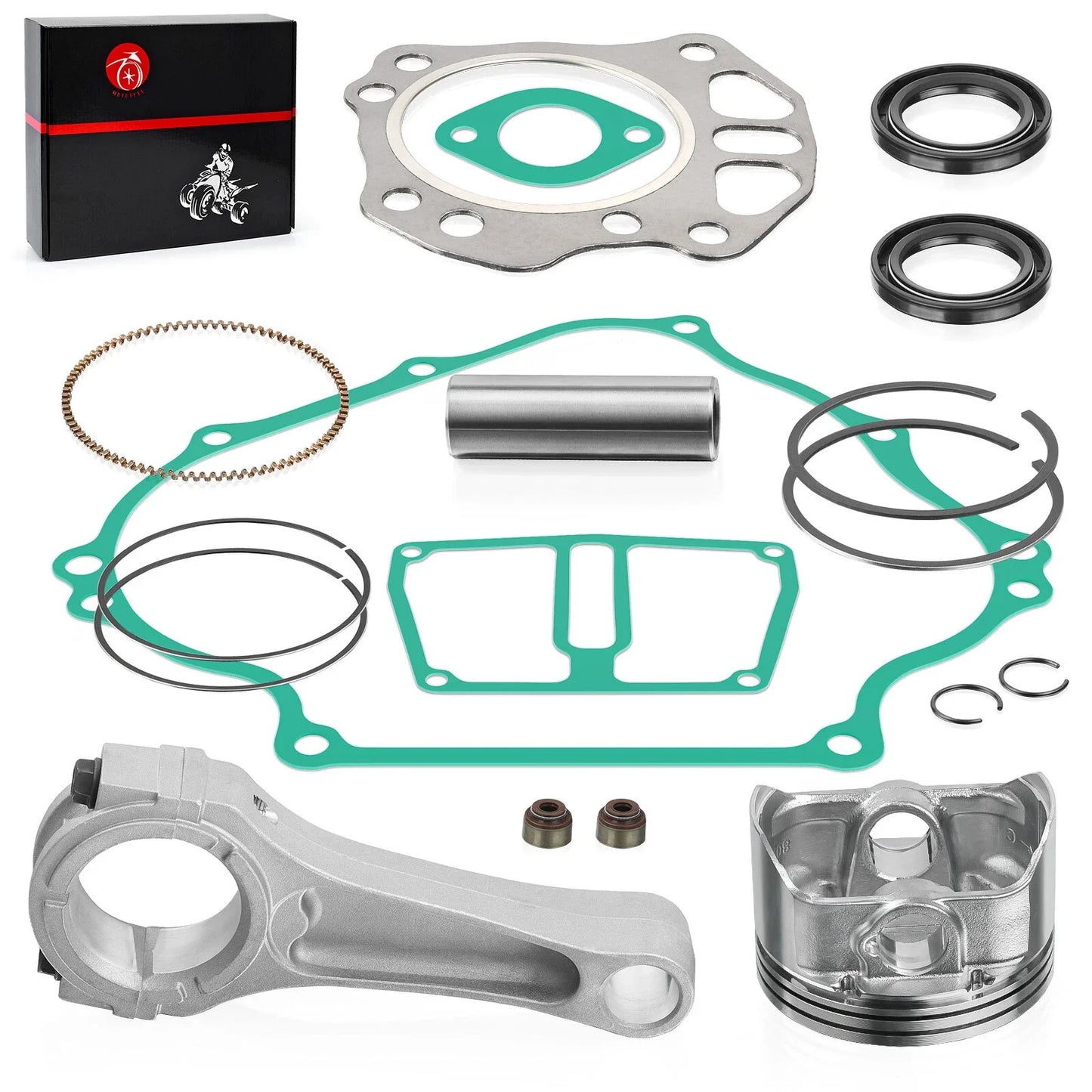 Piston Gaskets Connecting Rod for Kawasaki Mule 600/610