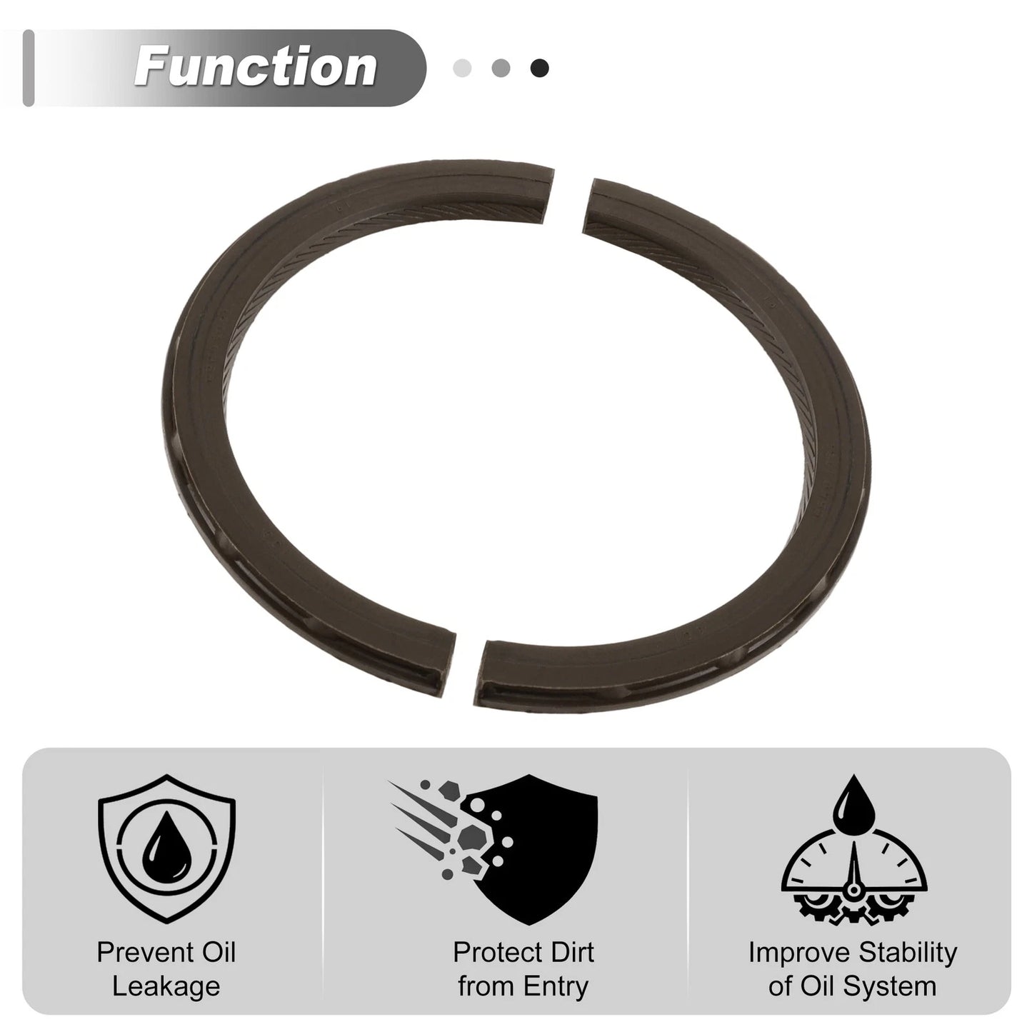 Set of 1 Rear Crankshaft Oil Seal for Jeep Cherokee (2000–2001) BS40183