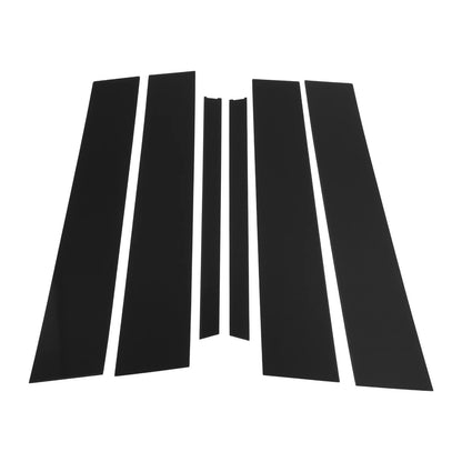 6 Pcs Pillar Window Trim for Chevy Equinox (2018–2023) Black