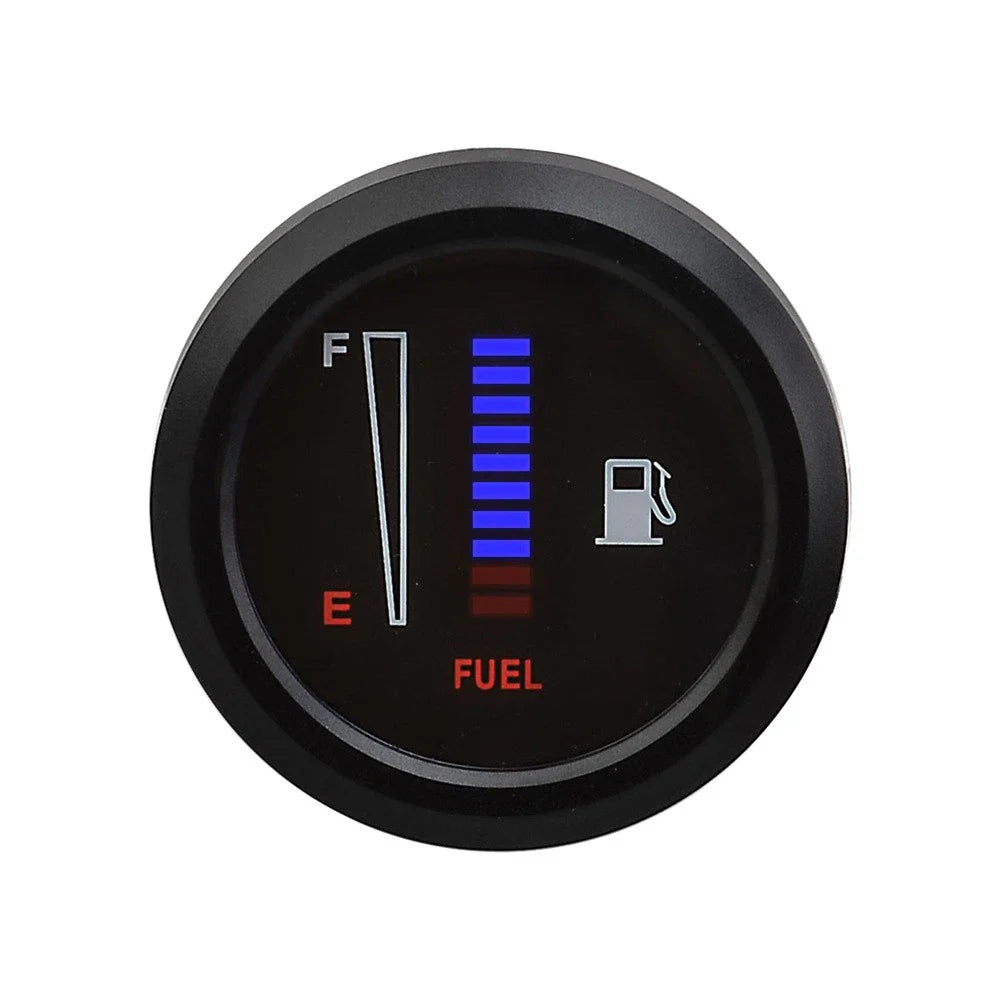 52mm 12/24V LED Fuel Level Meter Gauge for Car Motorcycle