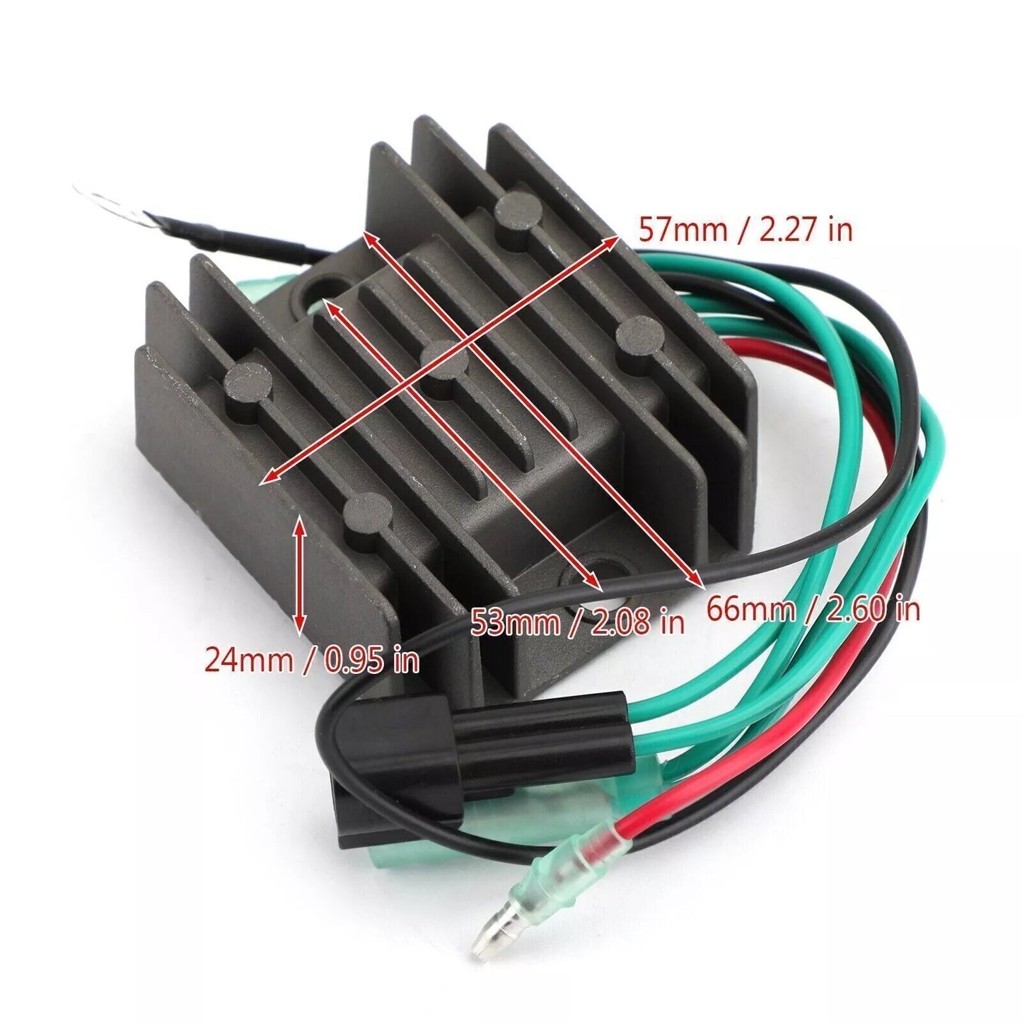 Regulator Rectifier for Yamaha 75 80 90 115 HP 2 Stroke (1992–2010)