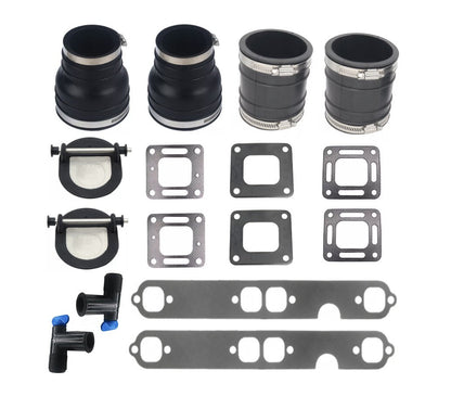 3" Wet Joint Exhaust Manifold Bellow Kit for MerCruiser V8 (200-320)