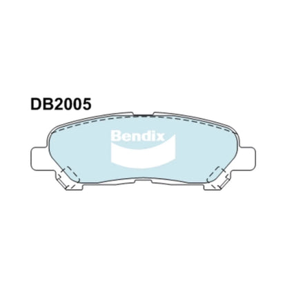 HD Rear Disc Brake Pads Set for Toyota Kluger GSU40R GSU45R 2GR-FE 07~14