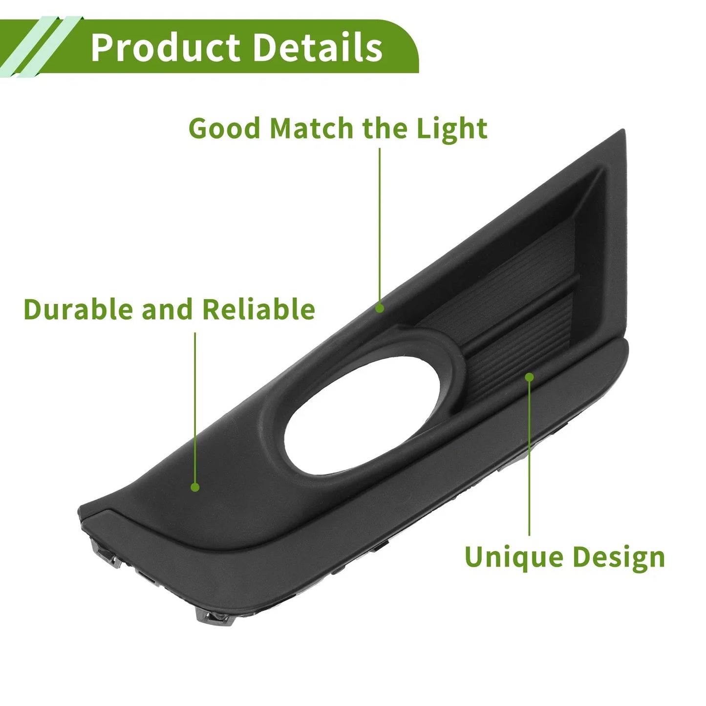 Right Front Fog Light Grill for Honda CR-V 2016-2019 (2016-2019)