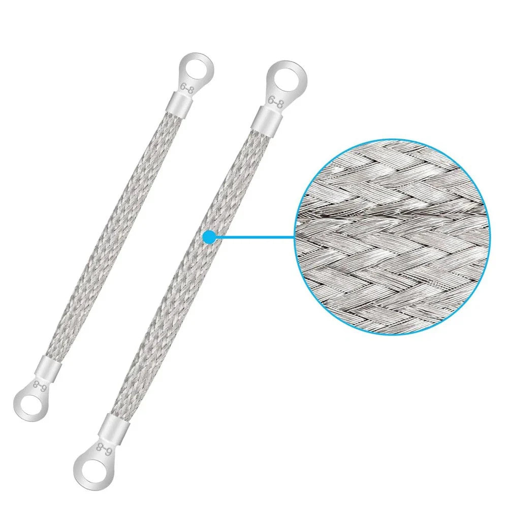 Tinned Copper Ground Strap Cable for Universal Automotive Engine