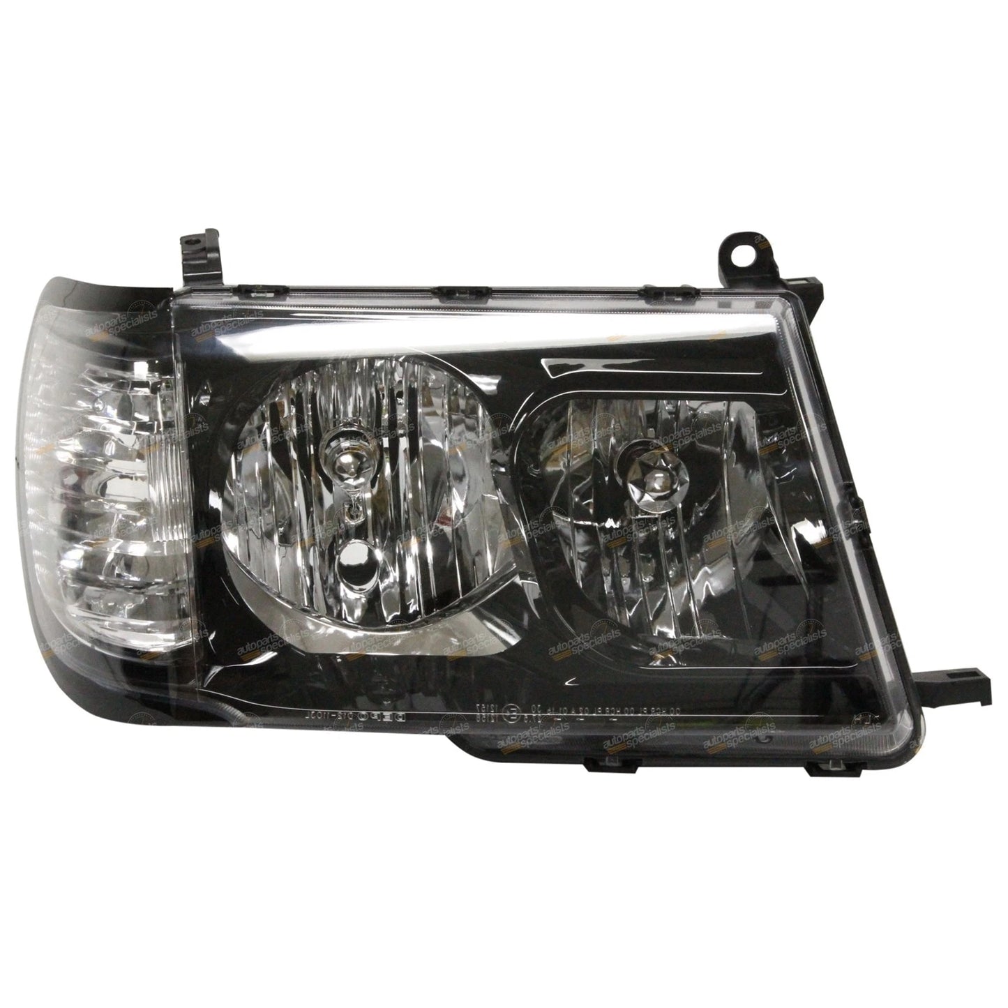 Set of 2 Black Altezza Headlights for Toyota Landcruiser (1998–2005)